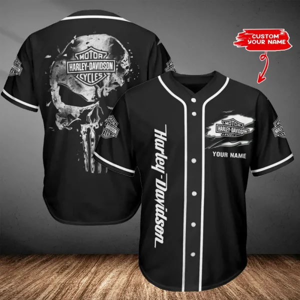 Harley Davidson Casual Button Baseball Shirt Trending 2025 VDBJ071