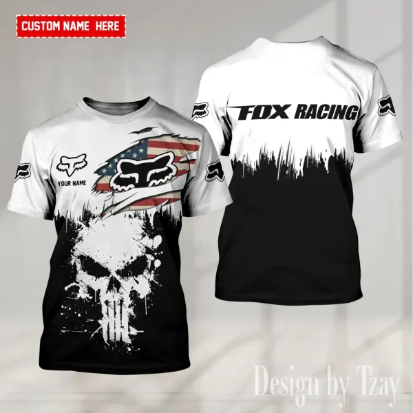 Fox Racing Custom 3D Printed T-shirt Trending 2025 VDTS290