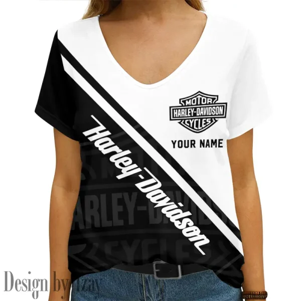 Harley Davidson Women's Swinging V-Neck Short Sleeve CBSWSVS003