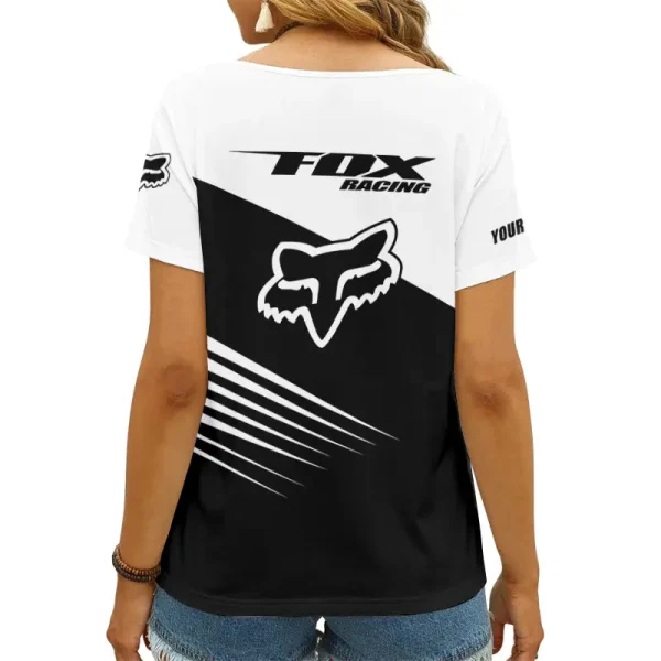 Fox Racing Women's Swinging V-Neck Short Sleeve CBSWSVS007 - Image 2