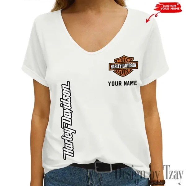 Harley Davidson Women's Swinging V-Neck Short Sleeve CBSWSVS022