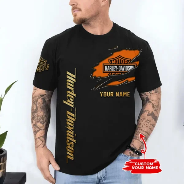 Harley Davidson Custom 3D Printed T-shirt Trending 2025 VDTS294