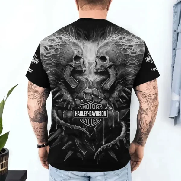 Harley Davidson Custom 3D Printed T-shirt Trending 2025 VDTS297 - Image 2
