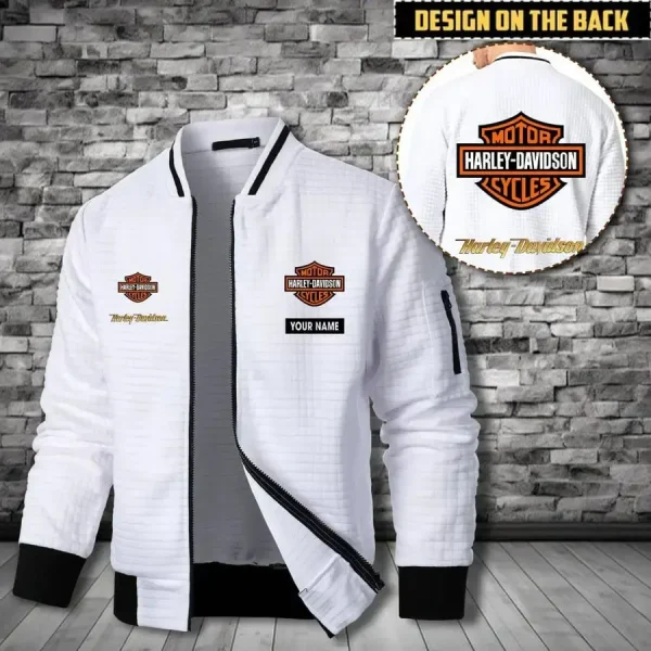 Harley Davidson Men’s Casual Waffle Jacket