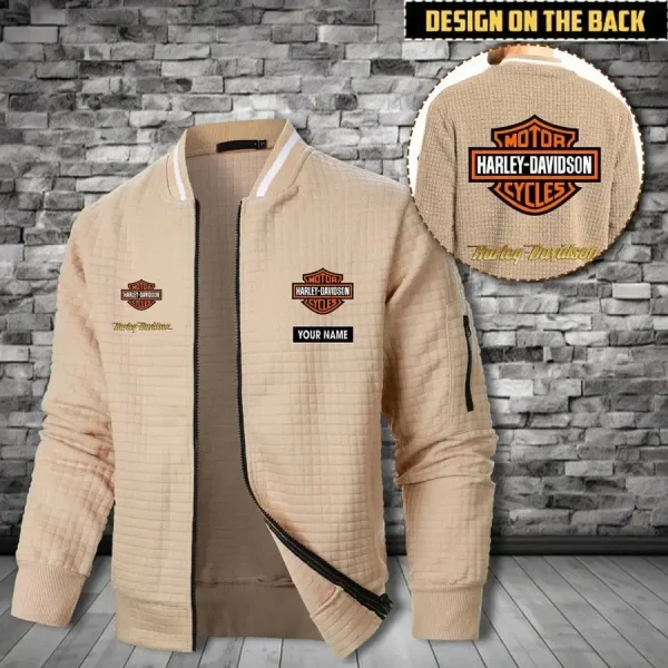 Harley Davidson Men’s Casual Waffle Jacket