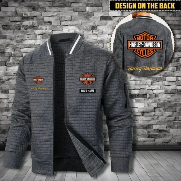 Harley Davidson Men’s Casual Waffle Jacket