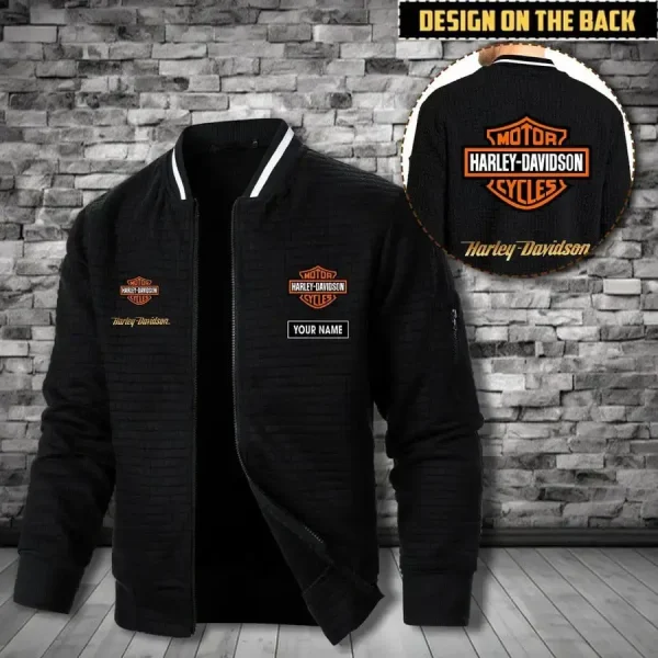 Harley Davidson Men’s Casual Waffle Jacket