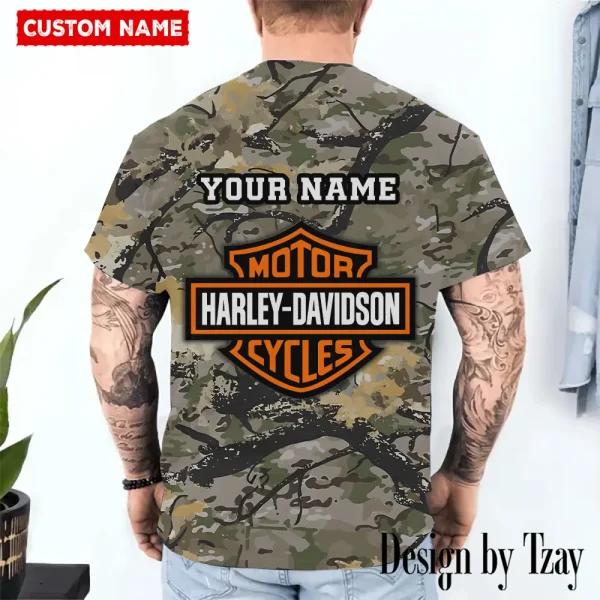Harley Davidson Custom 3D Printed T-shirt Trending 2025 VDTS299 - Image 2