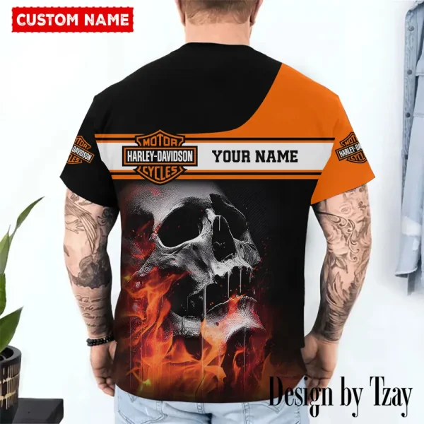 Harley Davidson Custom 3D Printed T-shirt Trending 2025 VDTS304 - Image 2
