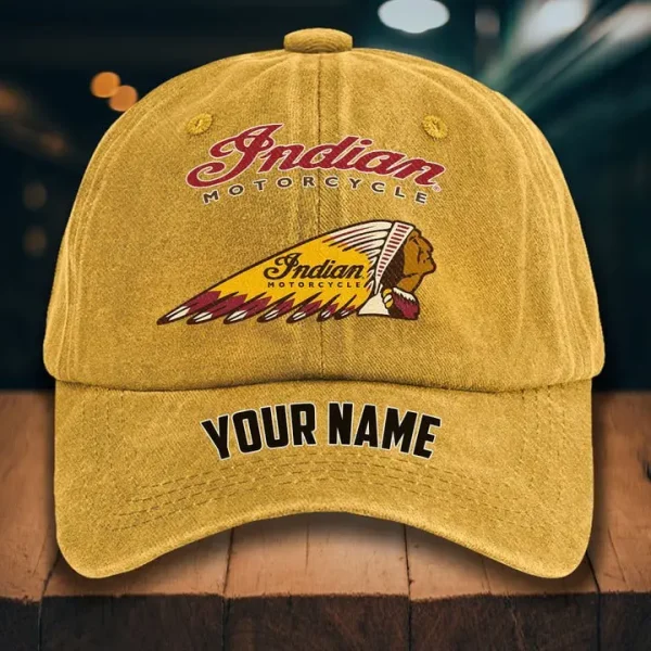 Indian Motorcycle Washed Denim Hat - Image 2