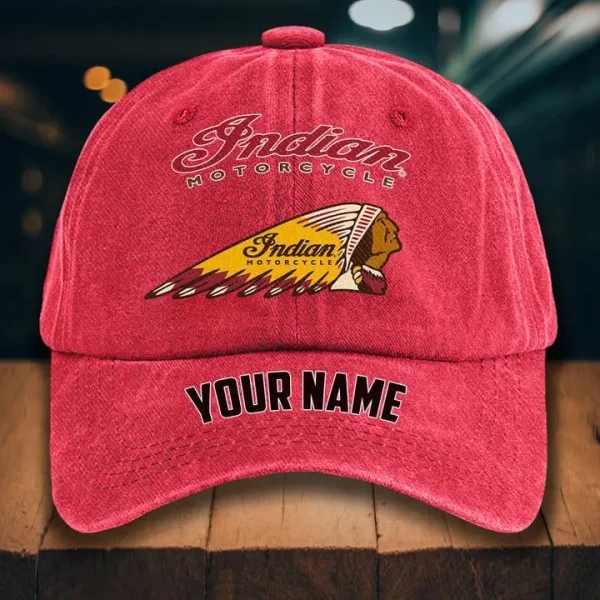 Indian Motorcycle Washed Denim Hat - Image 3
