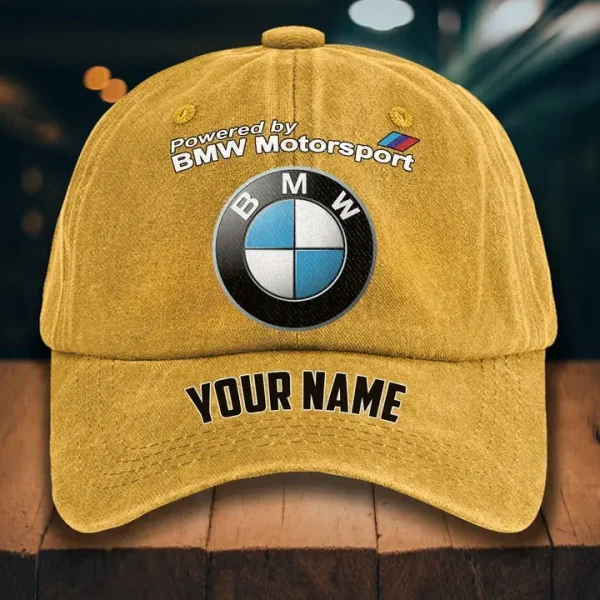 BMW Motorsport Washed Denim Hat - Image 2