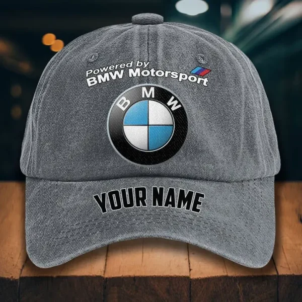 BMW Motorsport Washed Denim Hat - Image 5