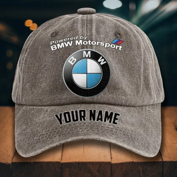 BMW Motorsport Washed Denim Hat - Image 6