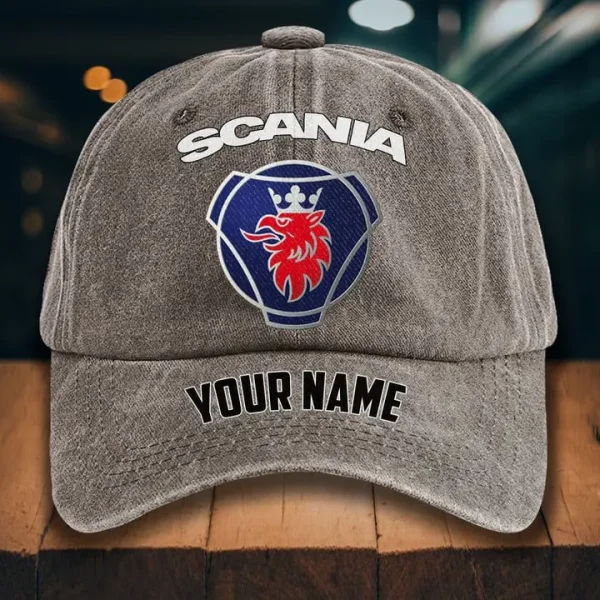 Scania Washed Denim Hat - Image 6