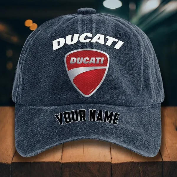 Ducati Washed Denim Hat - Image 4