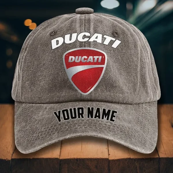 Ducati Washed Denim Hat - Image 6