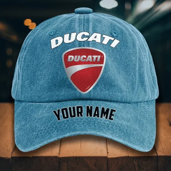 Ducati Washed Denim Hat - Image 7