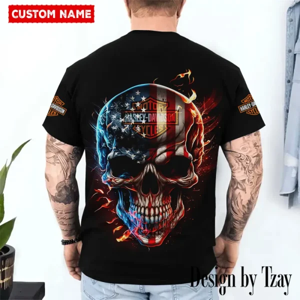 Harley Davidson Custom 3D Printed T-shirt Trending 2025 VDTS307 - Image 2