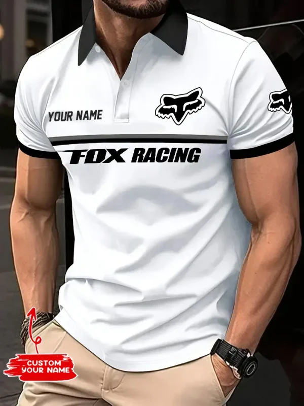 Fox Racing Polo T-Shirt New 2025 VDPL036
