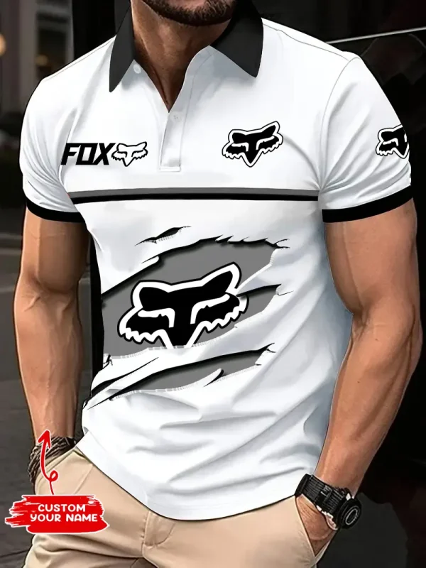 Fox Racing Polo T-Shirt New 2025 VDPL041