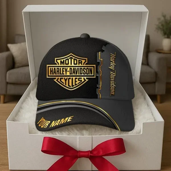 Harley Davidson Hat Over Full Print - Image 2