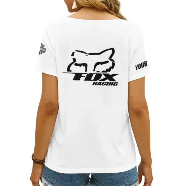 Fox Racing Women's Swinging V-Neck Short Sleeve CBSWSVS052 - Image 2
