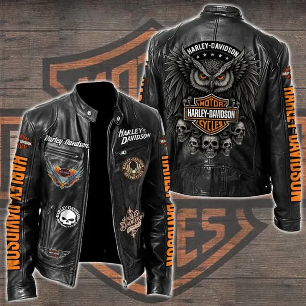 Harley Davidson Limited Edition Leather Bomber Jacket HDLBJ1205