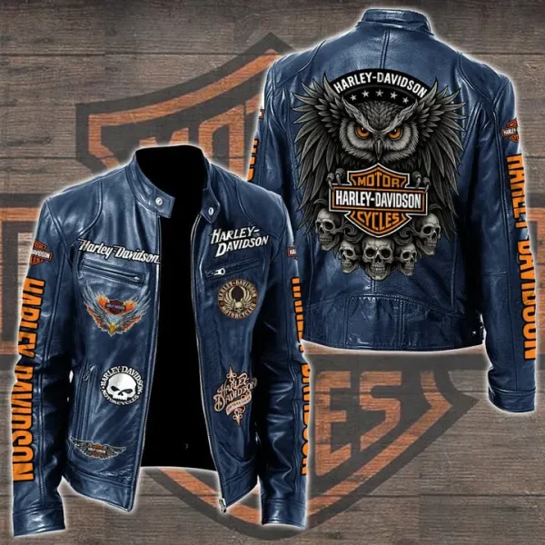 Harley Davidson Limited Edition Leather Bomber Jacket HDLBJ1205