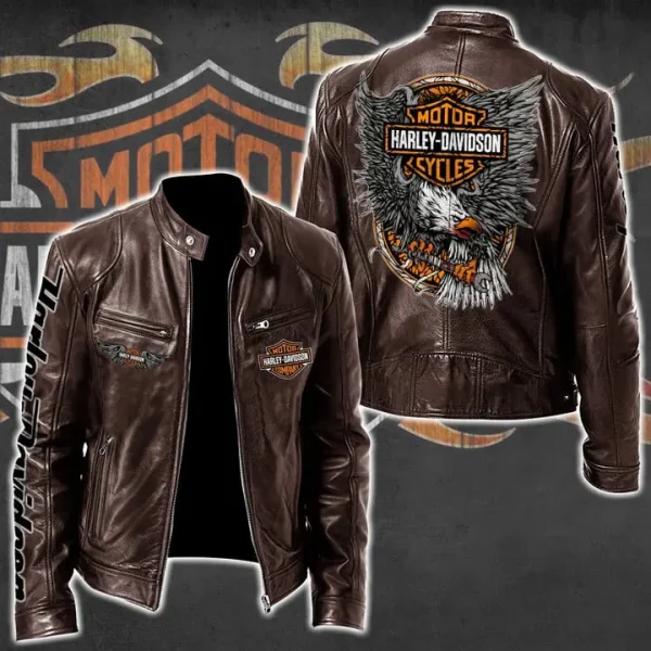 Harley Davidson Limited Edition Leather Bomber Jacket HDLBJ1112
