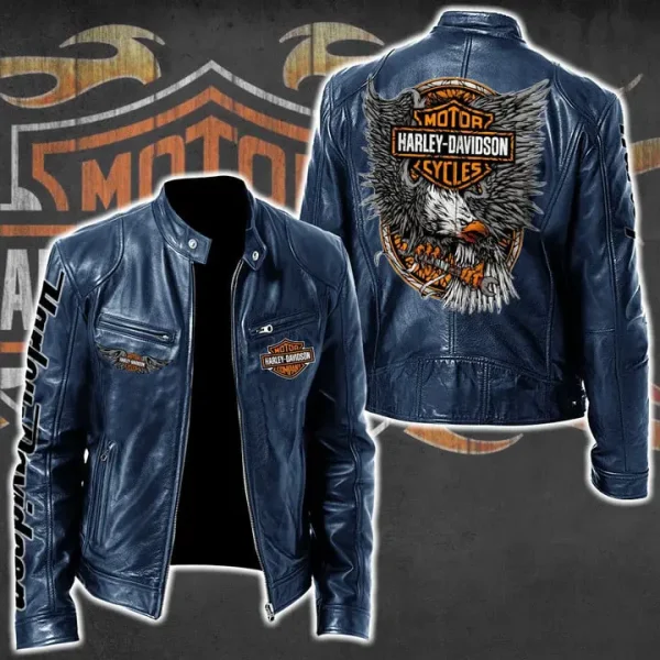 Harley Davidson Limited Edition Leather Bomber Jacket HDLBJ1112