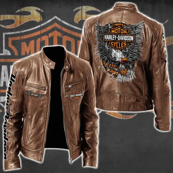 Harley Davidson Limited Edition Leather Bomber Jacket HDLBJ1112
