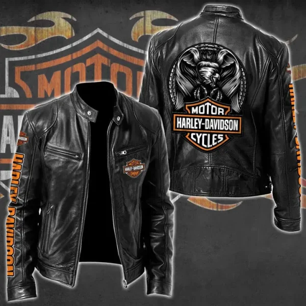 Harley Davidson Limited Edition Leather Bomber Jacket HDLBJ1212