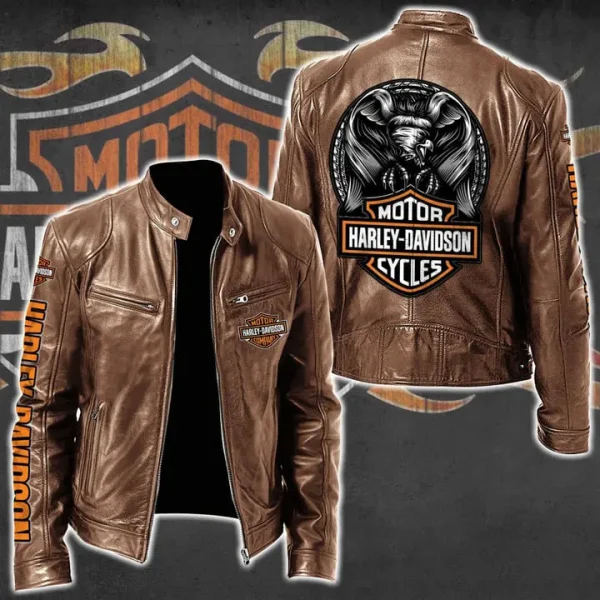 Harley Davidson Limited Edition Leather Bomber Jacket HDLBJ1212