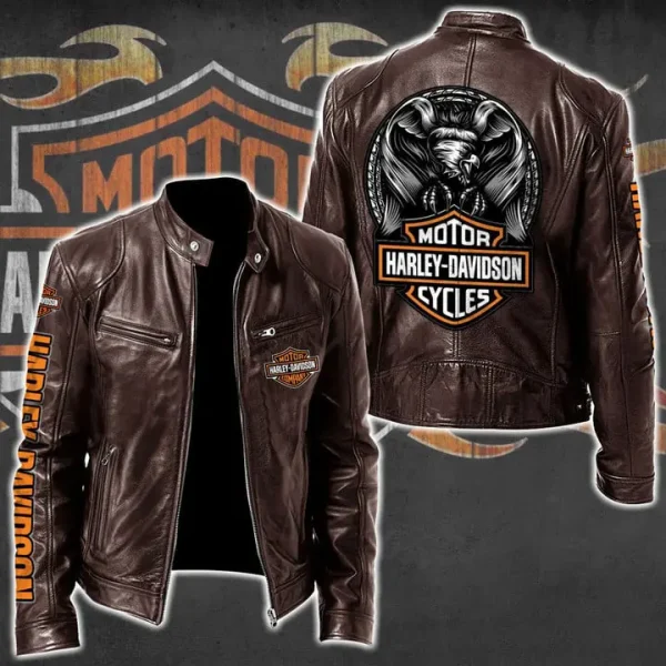 Harley Davidson Limited Edition Leather Bomber Jacket HDLBJ1212