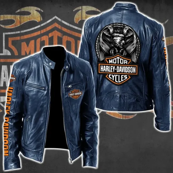 Harley Davidson Limited Edition Leather Bomber Jacket HDLBJ1212