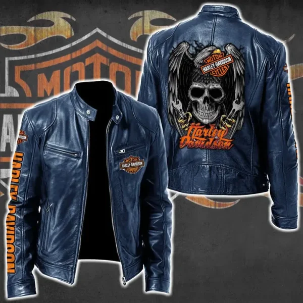 Harley Davidson Limited Edition Leather Bomber Jacket HDLBJ12121