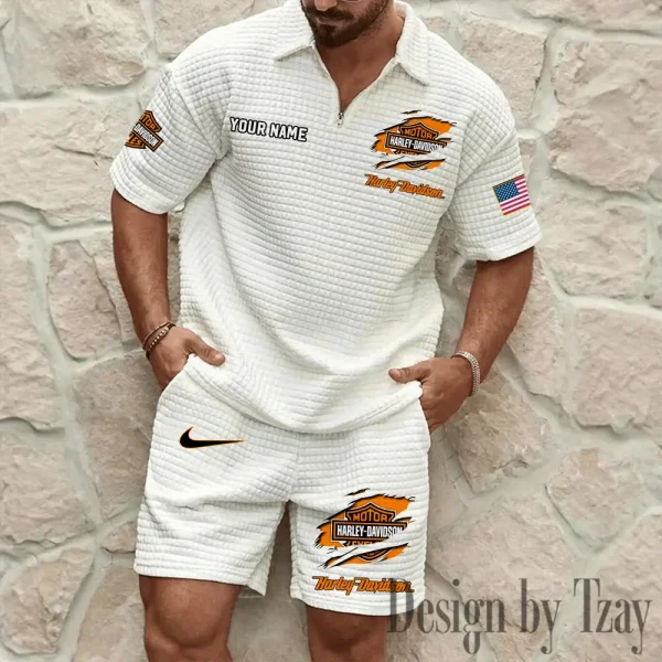 Harley Davidson Men's Sport Set For Summer Trending 2025 CSBMSSTF009