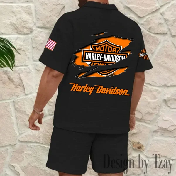 Harley Davidson Men's Sport Set For Summer Trending 2025 CSBMSSTF009 - Image 4