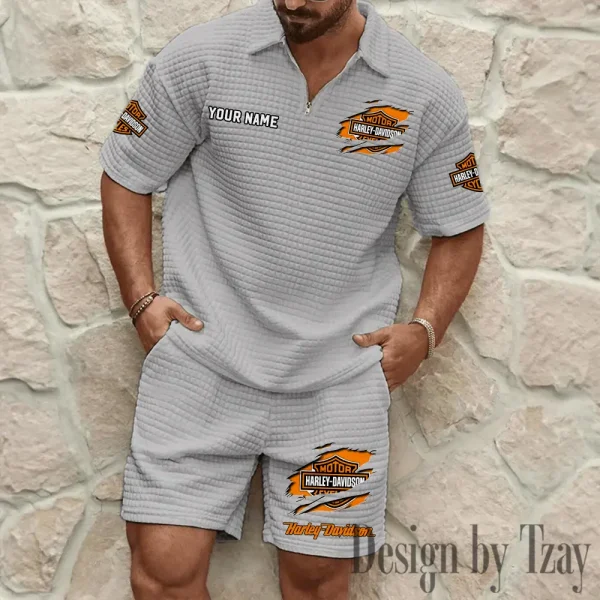 Harley Davidson Men's Sport Set For Summer Trending 2025 CSBMSSTF010 - Image 3