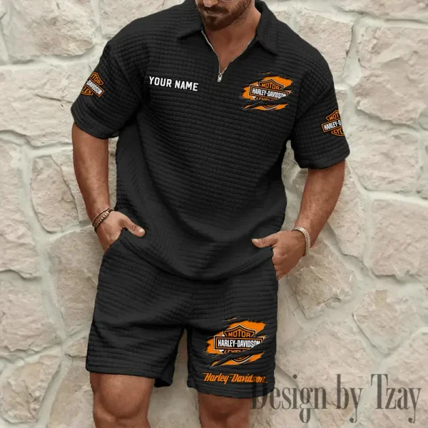 Harley Davidson Men's Sport Set For Summer Trending 2025 CSBMSSTF010 - Image 5