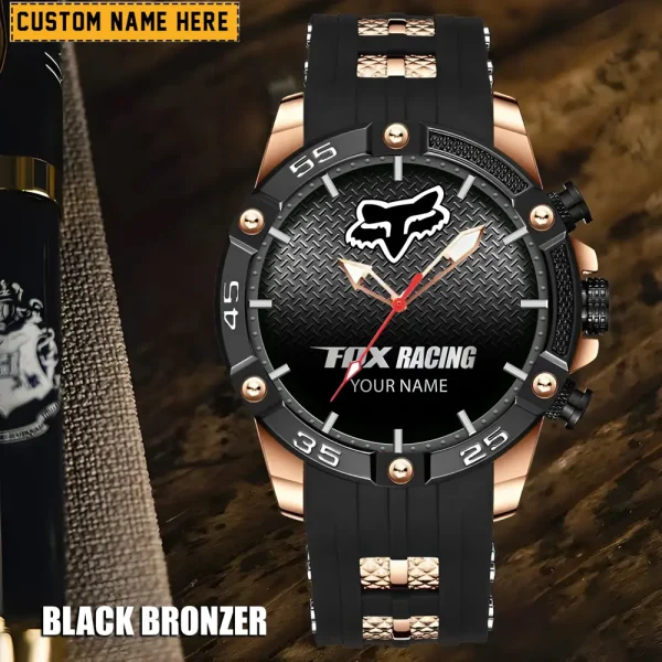 Fox Racing Men's Silicon Strap Watch New 2025 CBSSSFWW001