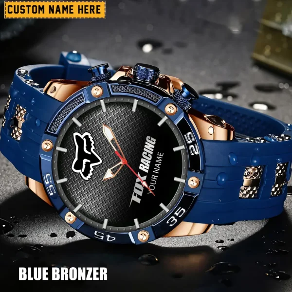 Fox Racing Men's Silicon Strap Watch New 2025 CBSSSFWW001