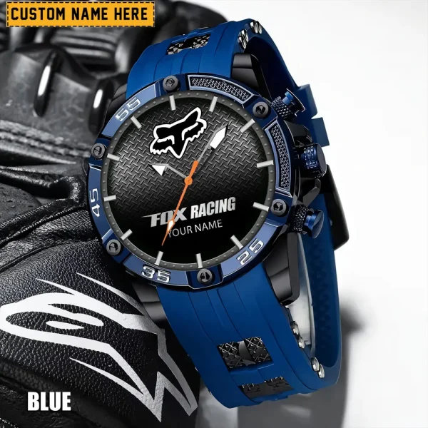 Fox Racing Men's Silicon Strap Watch New 2025 CBSSSFWW001
