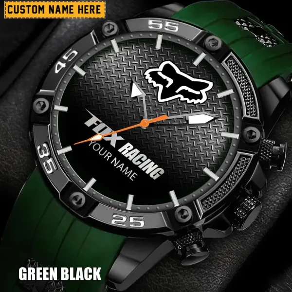 Fox Racing Men's Silicon Strap Watch New 2025 CBSSSFWW001