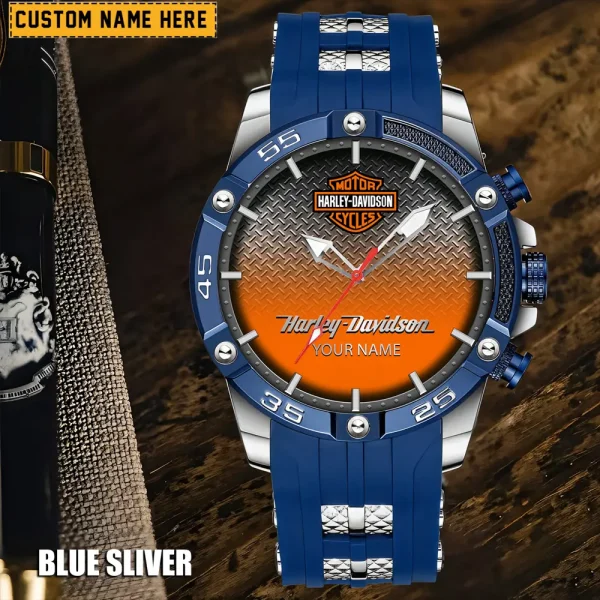 Harley Davidson Men's Silicon Strap Watch New 2025 CBSSSFWW002