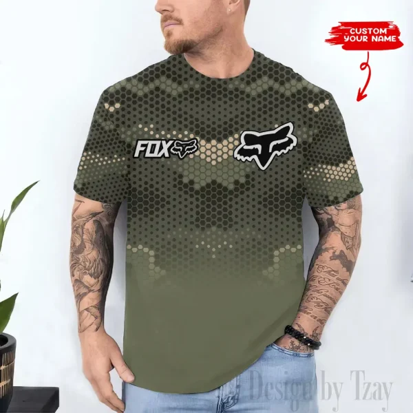Fox Racing Custom 3D Printed T-shirt Trending 2025 VDTS310