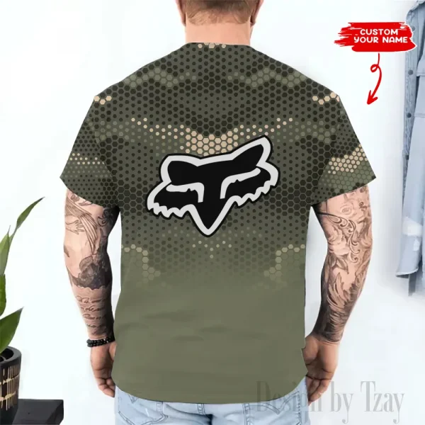 Fox Racing Custom 3D Printed T-shirt Trending 2025 VDTS310 - Image 2