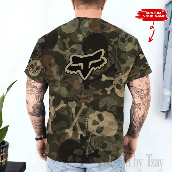 Fox Racing Custom 3D Printed T-shirt Trending 2025 VDTS311 - Image 2