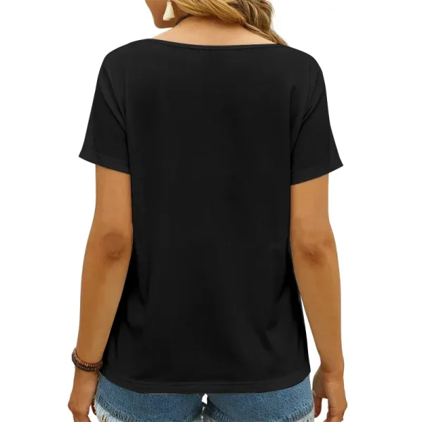 Harley Davidson Women's Swinging V-Neck Short Sleeve CBSWSVS055 - Image 2
